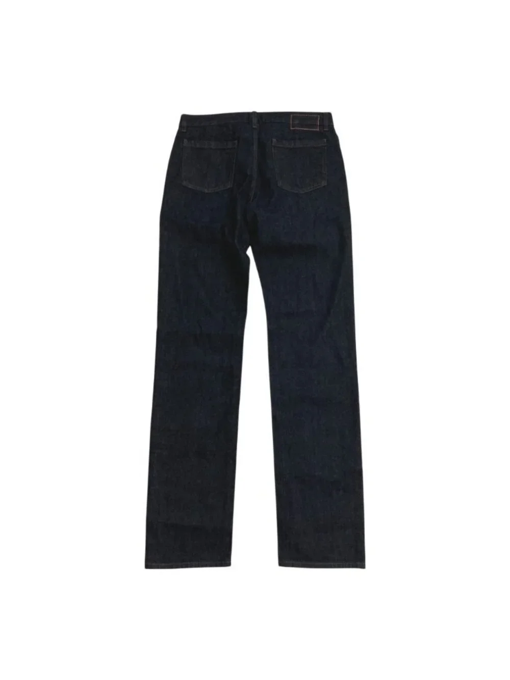 Hermes Denim Pants Jeans Sellier Button Fly Leather Patch Indigo 42